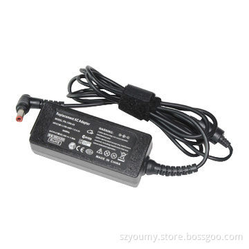 Laptop battery charger for Toshiba, 19V 1.58A 30W